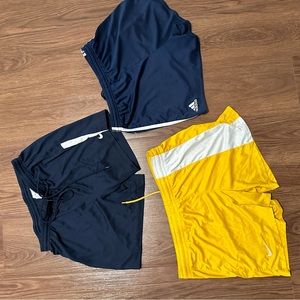 Soccer shorts (adidas’s &nike). Includes all 3. Not sold separately.